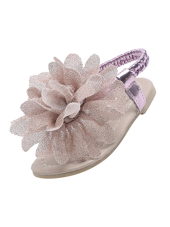 Toddler Girls Sandals Little Girls Kids Summer Shoes Toddler Sandals Pink for Size 6