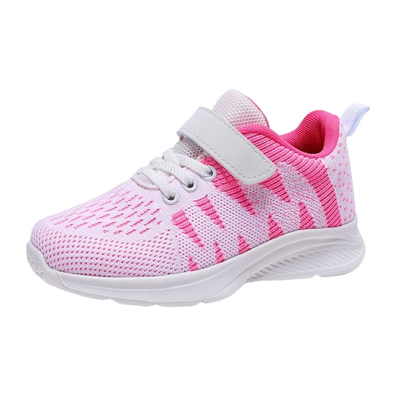 Quealent Toddler/Little Kid Boys Girls Shoes Running Sports Sneakers Pink for Size 1