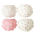 thumbnail image 1 of Quealent Toddler Soft Cotton Panties Little Big Girls Undies Assorted Underwear Pink for Size 3-5 Years, 1 of 6