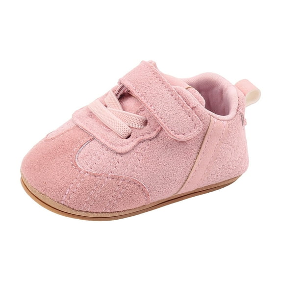 Quealent Toddler Wide Toe Box Shoes Zero Drop Minimalist Sneakers for Toddler/Little Kid Barefoot Slip on Tennis Shoes for Kids Boys Girls Pink for Size 5