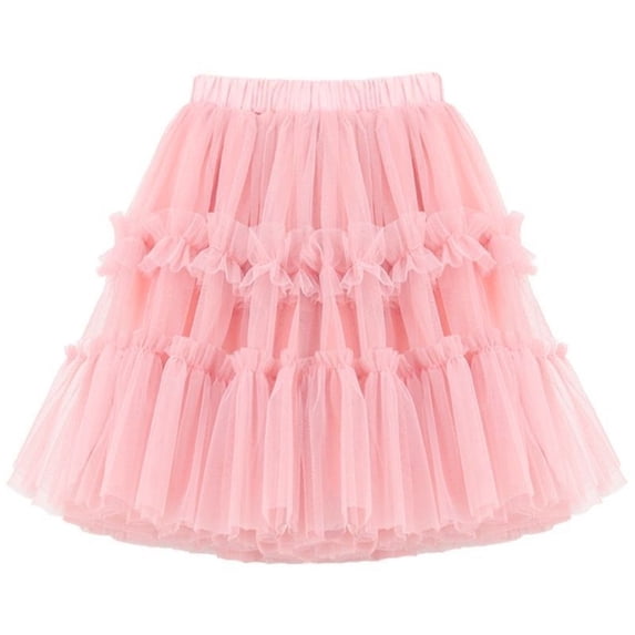 Quealent Tulle Skirt Dress Girls Princess Dresses for Girls Toddler Baby Girls Tutu Skirt Dress Outfit for Birthday Party Baby Girl Clothes Gifts for Girls Pink,13-14 Years