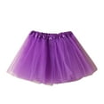 thumbnail image 1 of Quealent Tulle Tutu Dress for Toddler Girls Baby Girl Princess Skirt Purple,5-10 Years, 1 of 2