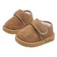 thumbnail image 1 of Quealent Unisex-Child Snow Boots Toddler Girls Boys Plush Warm Winter Boot Easy On/Off Kids Booties (Khaki, 8.5), 1 of 9