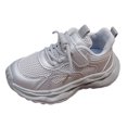 thumbnail image 1 of Quealent Unisex-Child White Tennis Shoes Breathable Sneakers for Boys Girls Lightweight Running Shoes Kids Toddler/Little Kid/Big Kid Gym Footwear Silver for Size 13, 1 of 9