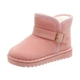 thumbnail image 1 of Quealent Winter Boots Boys Girls Soft Warm Shoes Toddler Black Snow Boots (Toddler/Little Kid) Red for Size 8.5, 1 of 7