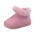 thumbnail image 1 of Quealent Winter Boots for Toddler Boys and Toddler Girls Pink for Size 6, 1 of 8