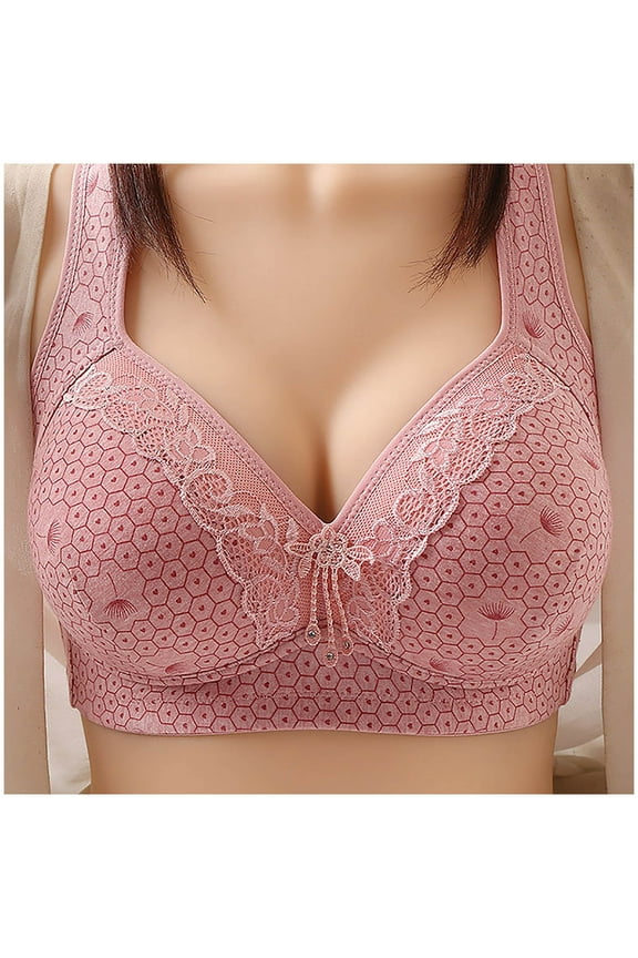 Women's Bras Push Up Bra for Women Plus Size Lace Bras Underwire Brassiere (B,44)
