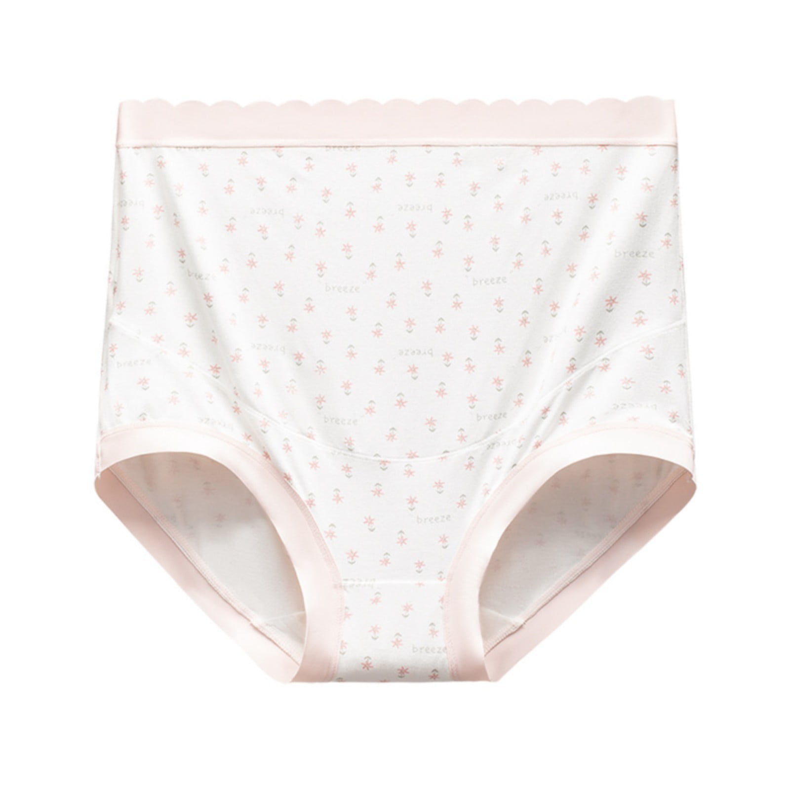 Quealent Women's Maternity High Waist Underwear Pregnancy Seamless Soft