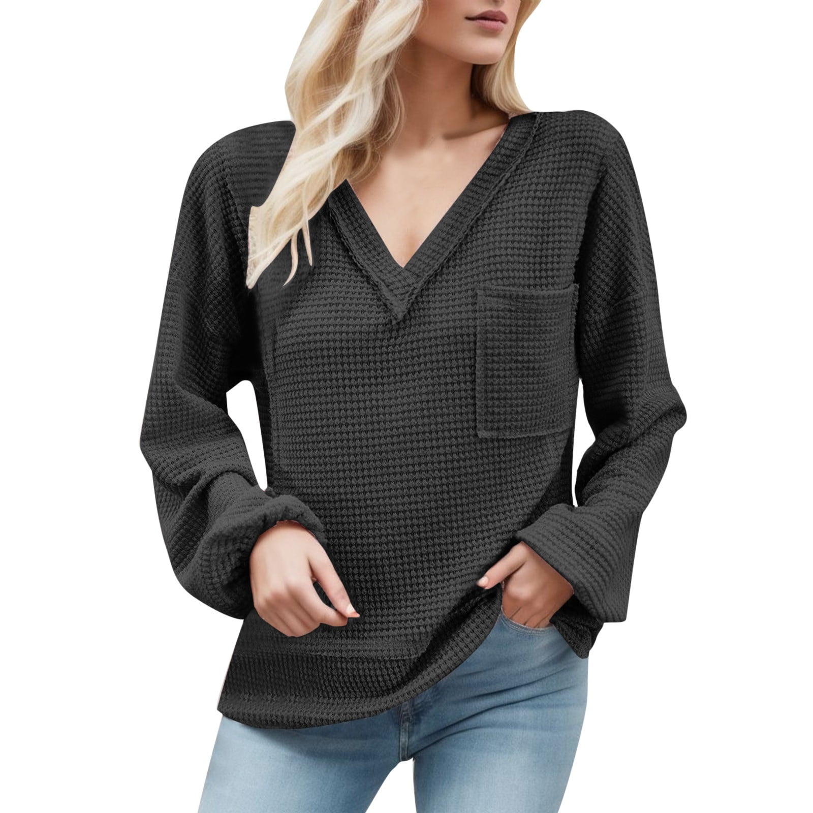 black swing tunic top