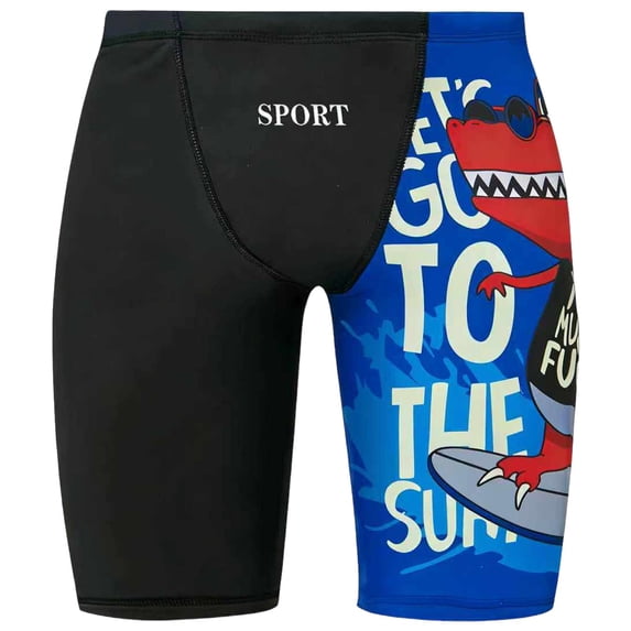 Quealent Youth Boys Swim Jammers Kids Competitive Swim Team Trunks Racing Swim Shorts Tight Swimsuit Practice Swim Suit UPF50+ (Watermelon Red, 13-14 Years)