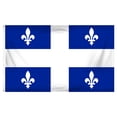 thumbnail image 1 of Quebec 3ft x 5ft Printed Polyester Flag, 1 of 1