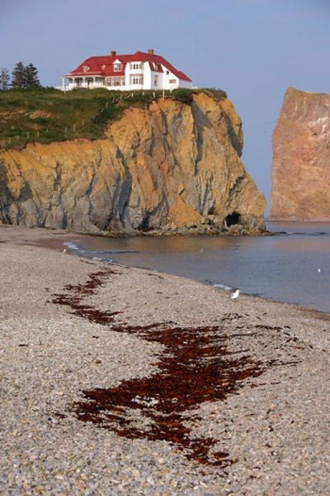 Quebec Beach Cliffs Canvas Art - Cindy Miller Hopkins DanitaDelimont (17 x 26)