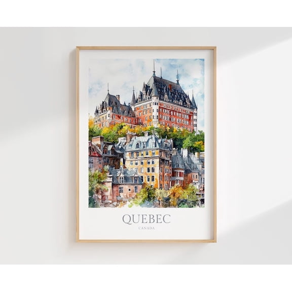 Quebec Canada Wall Art Home Decor Poster Poster, Unframed Size 8x12