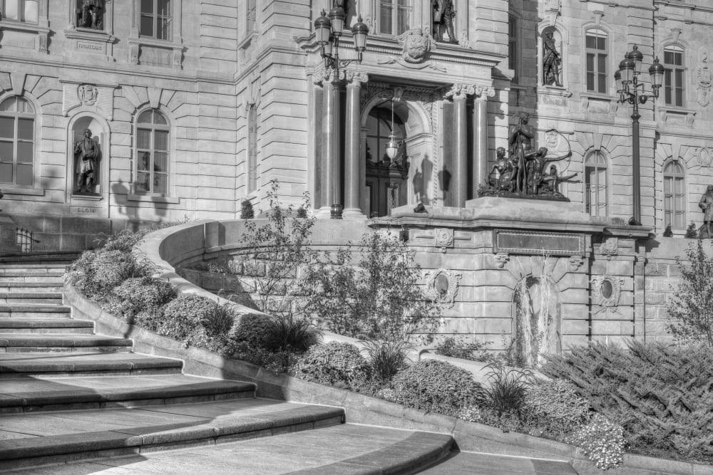 Quebec Parliament buildings Quebec City Quebec Canada Canvas Art - David Chapman Design Pics (19 x 12)