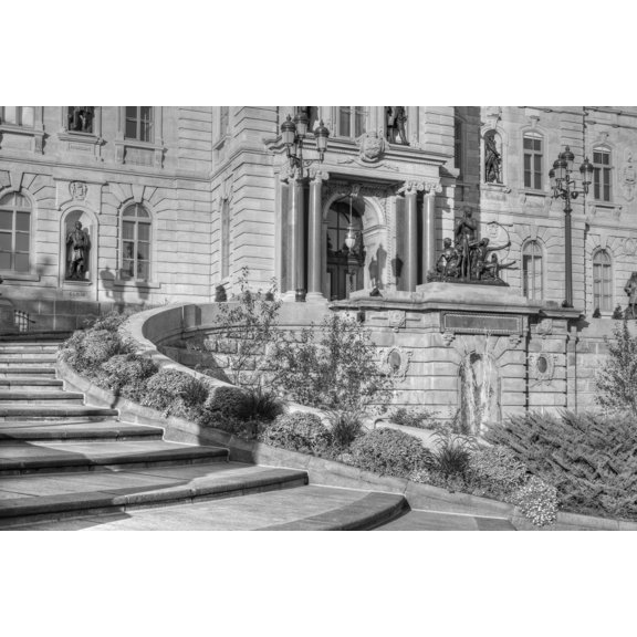 Quebec Parliament buildings Quebec City Quebec Canada Canvas Art - David Chapman Design Pics (38 x 24)