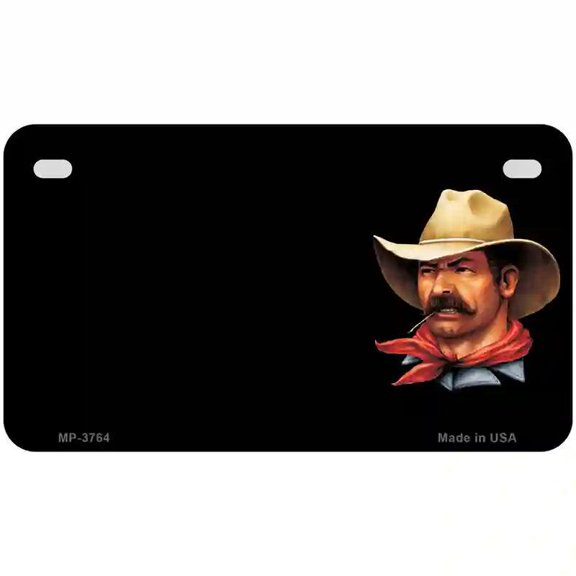 Quebradillas Puerto Rico Black Novelty Metal License Plate 7" x 4" Motorcycle (MP)