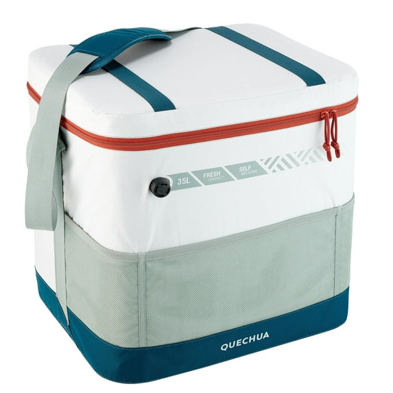 Quechua Camping Soft Cooler, 35 L, White