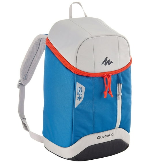 Quechua Hiking 12 Can Cooler Backpack, Blue Multi