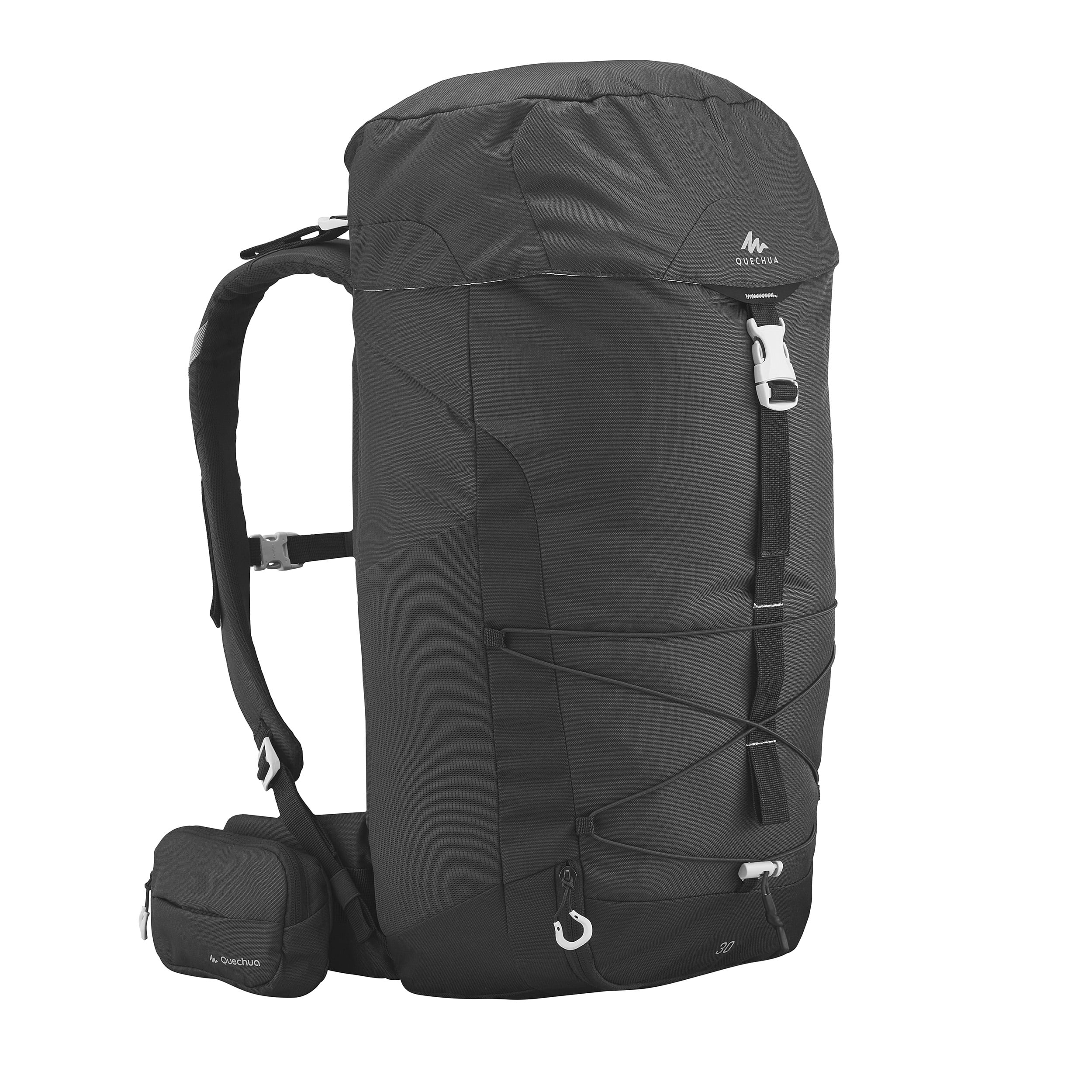Quechua MH100 Adult Hiking Backpack 30 L Black