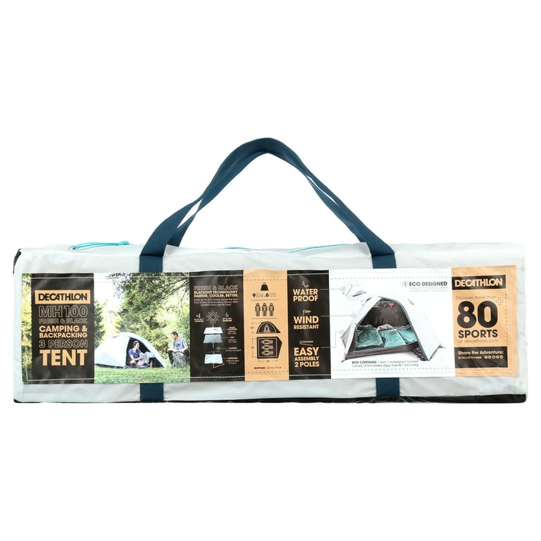 Quechua MH100, Person, Waterproof Dome Tent for Outdoor Family