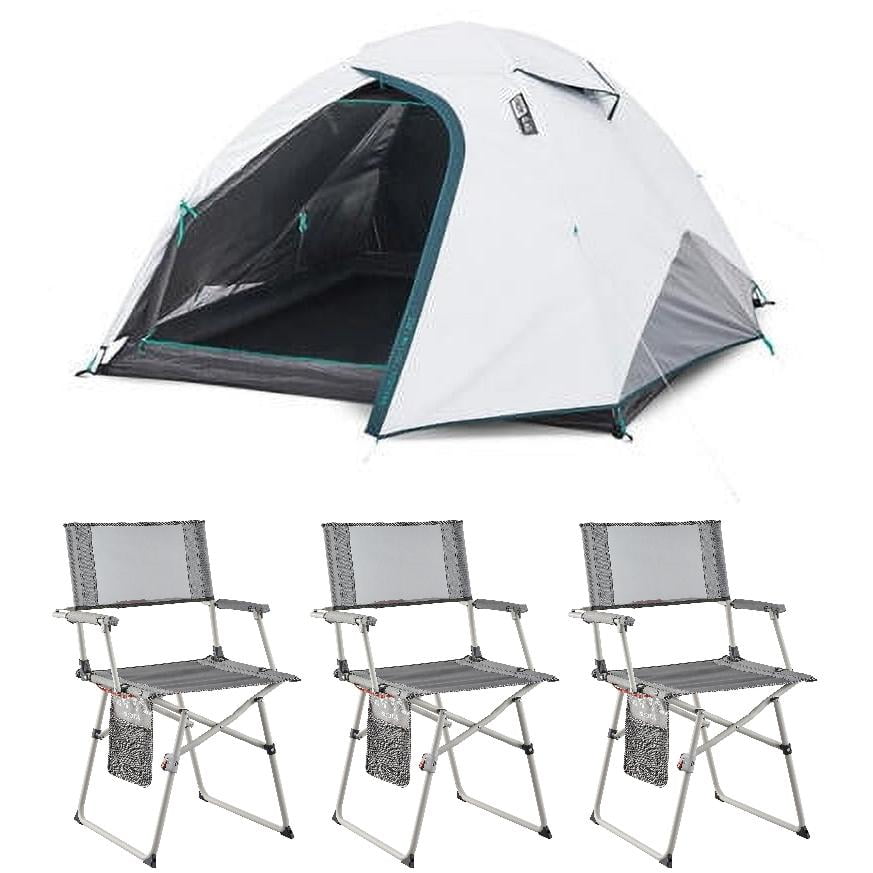 Quechua MH100 and Quechua Director Chair Bundle