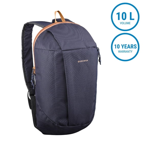 Quechua NH100, 10L Nature Hiking Backpack, Unisex, Blue