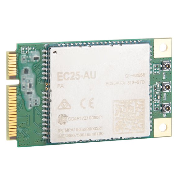 Quectel EC25-AU 150Mbps Mini PCI E 4G LTE Cellular Modem Module with Broad Frequency Band Support for Latin America Australia New Zealand Taiwan High Speed Network Adapter