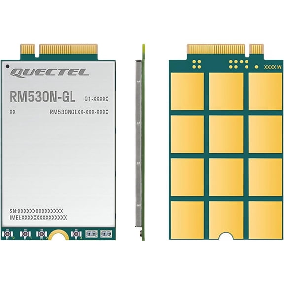 Quectel RM530N-GL IoT 5G Global Band Module, 5G Sub-6G & mmWave Module, M.2 Form Factor with 3GPP 5G Release 16 Specification