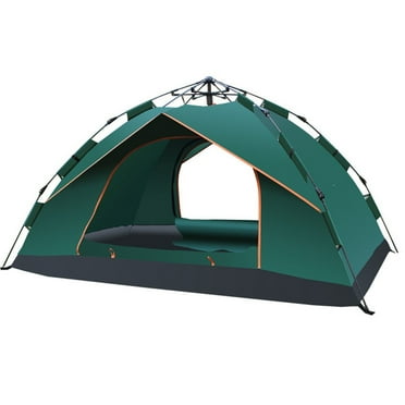 QueelQuest Camping Tent, Instant Easy Pop Up Tents for Camping,Automatic Waterproof Family Camping Tent, Easy Set Up Tent,Portable Windproof Dome Tent for Camping Hiking & Traveling(Green)