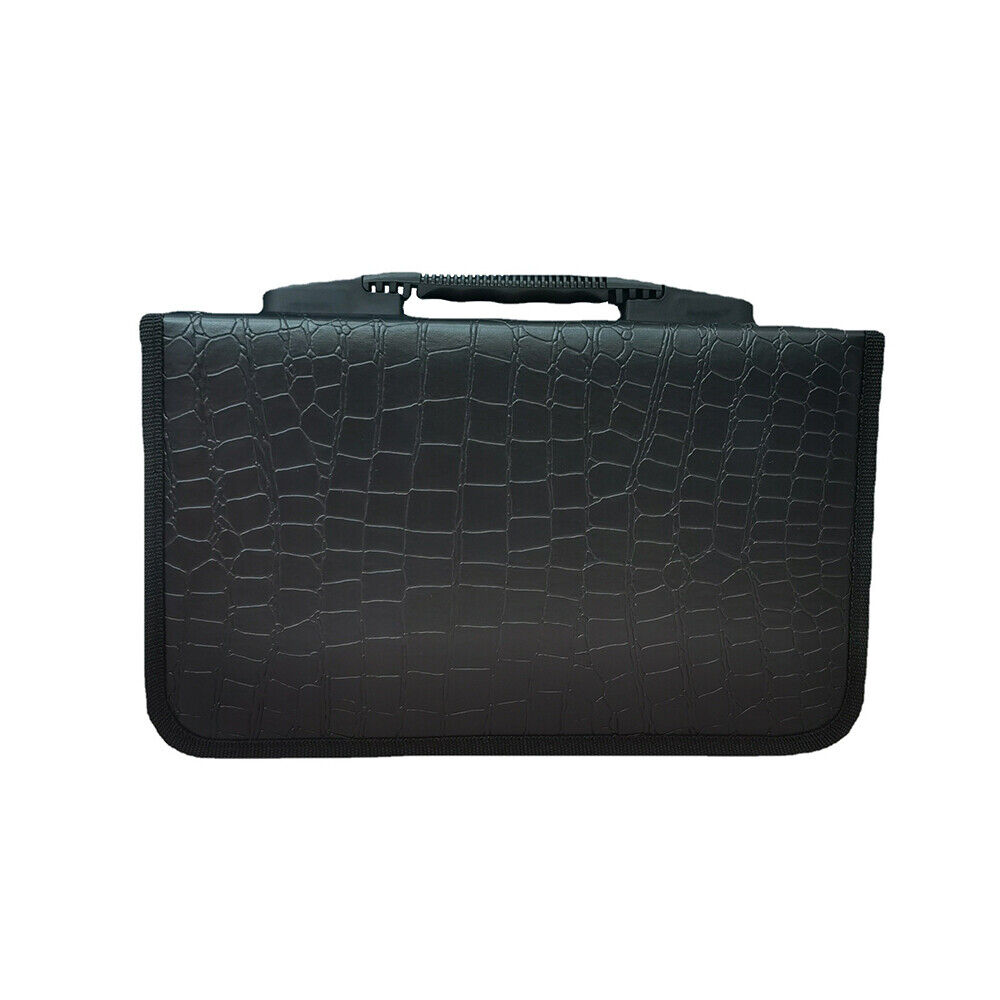 QueelQuest PU Leather CD DVD Storage Case Holder Binder Portable VCD ...