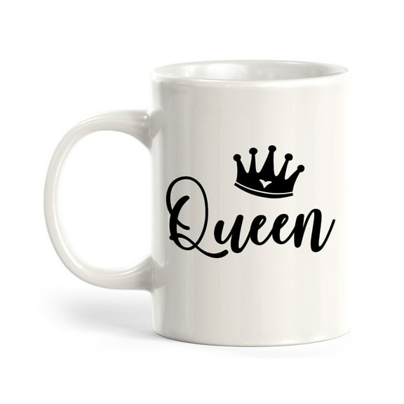 Queen 11oz Ceramic Coffee Mug | Coffee Mugs Ideas for Couples