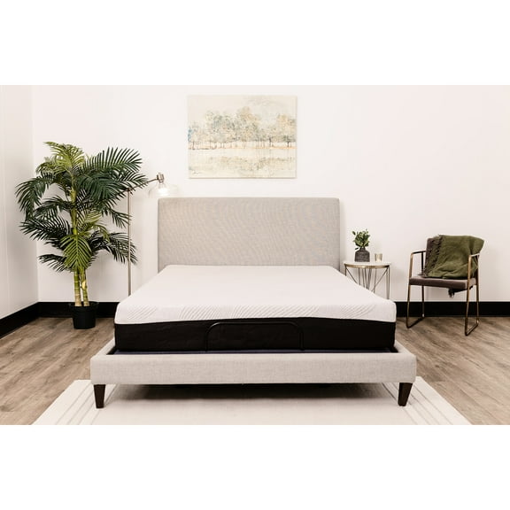 Queen 12 Inch Tight Top Mattress With Soft Gel Memory Foam For A Restful Night - Supportive Base