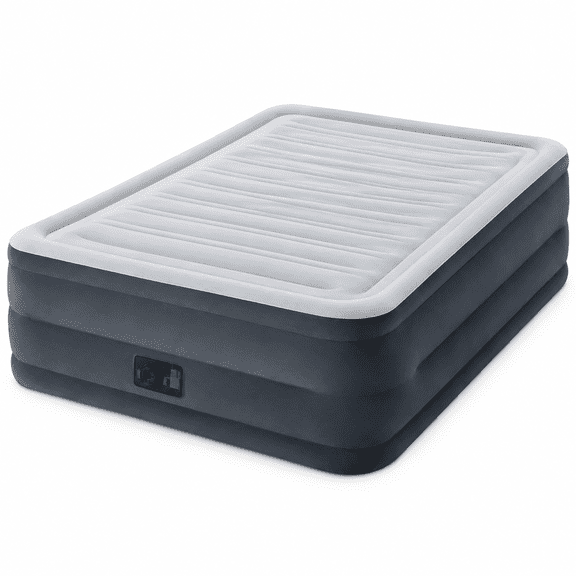 Queen 22" Airbed with Built-in Electric Pump, Elevated Inflatable Bed for Guest & Indoor Use