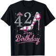 thumbnail image 1 of Queen 42 Years Old It's My 42nd Birthday Happy Day Me You T-Shirt, 1 of 4
