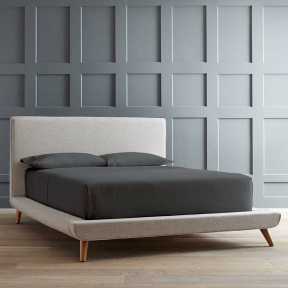Queen - 60" x 80" Size Microfiber Bed Sheets Luxury 1800 Thread Count Brushed Microfiber Sheet Set Super Soft & Silky Feel 18 Inch Deep Pocket - Queen, Dark Grey