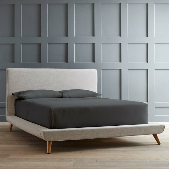 Queen - 60" x 80" Size Microfiber Bed Sheets Luxury 1800 Thread Count Brushed Microfiber Sheet Set Super Soft & Silky Feel 30 Inch Deep Pocket - Queen, Dark Grey