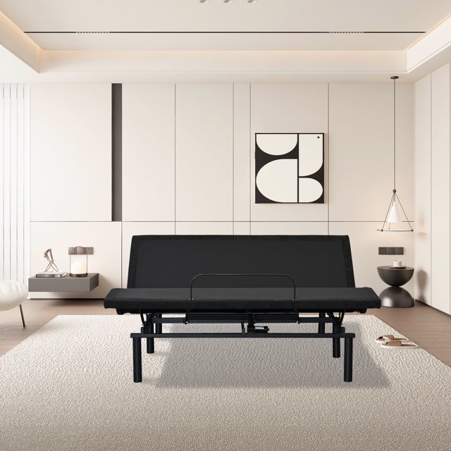 Queen Adjustable Queen Bed Frame with Remote Control, Zero Gravity