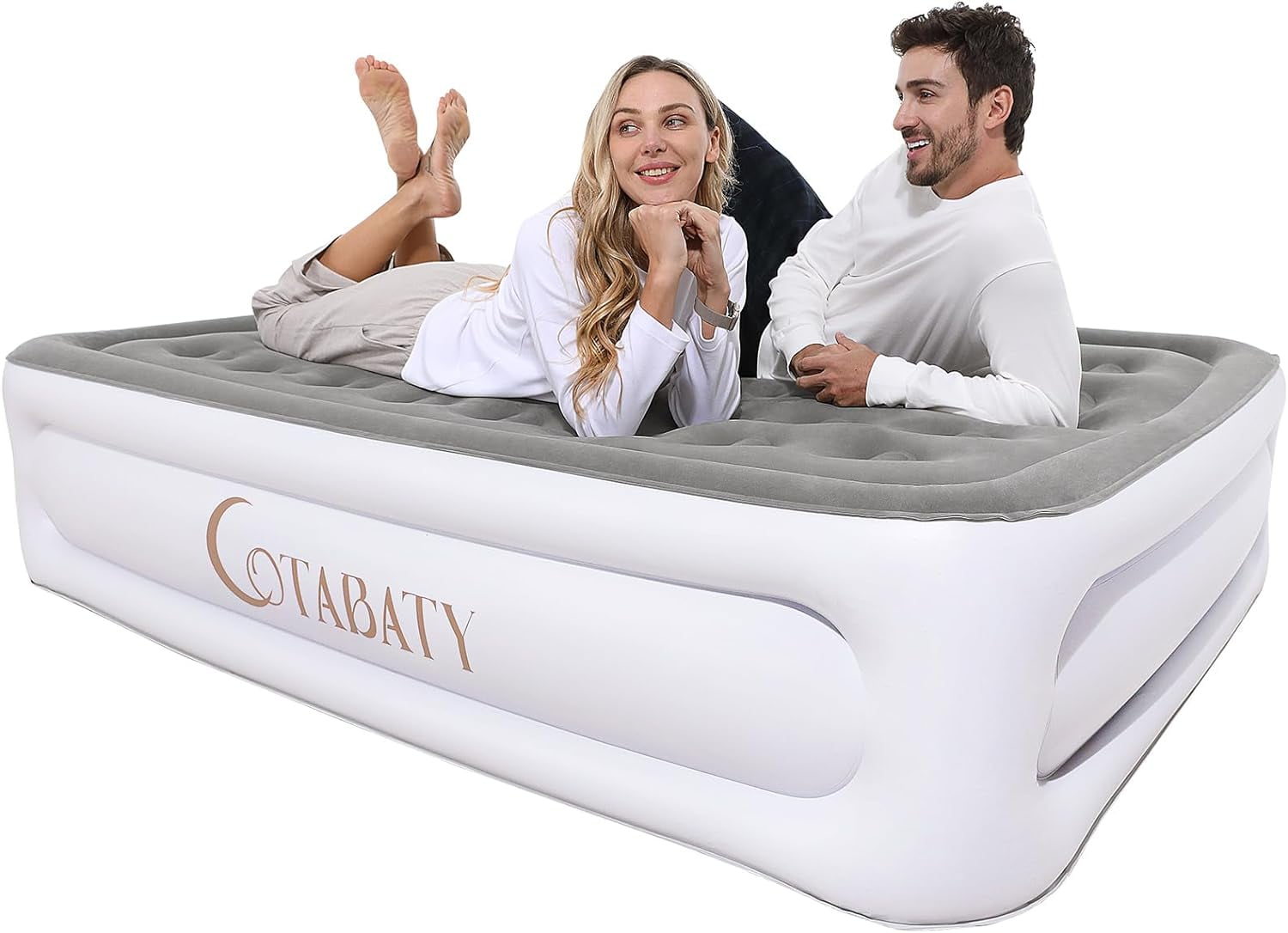 Queen Air Mattress with Builtin Pump, 18 inch Tall Inflatable Mattress