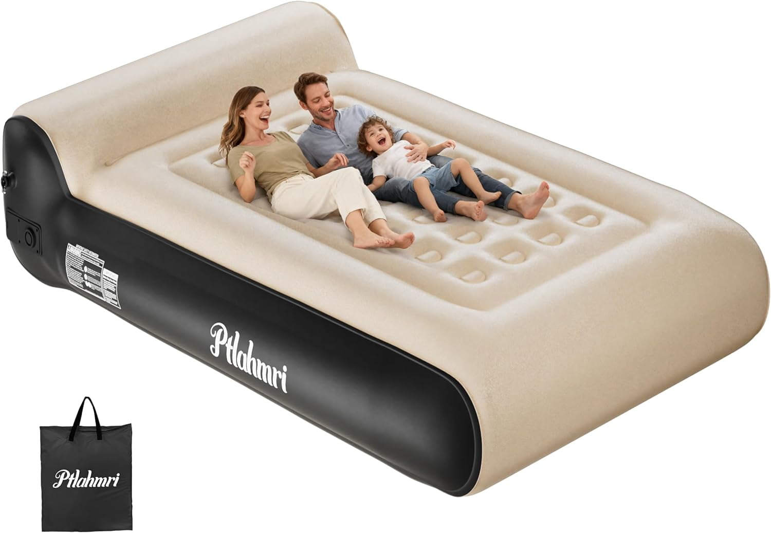 Queen Air Mattress Full with Built in Pump for Camping 16