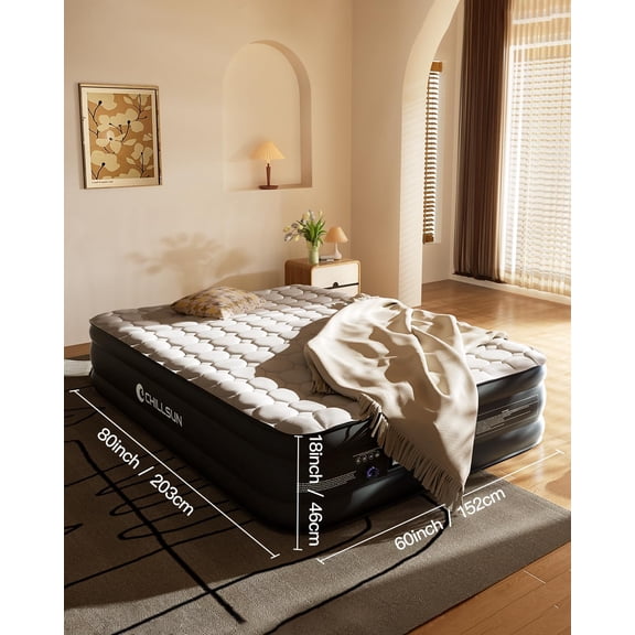 Queen Air Mattress with Built in Pump