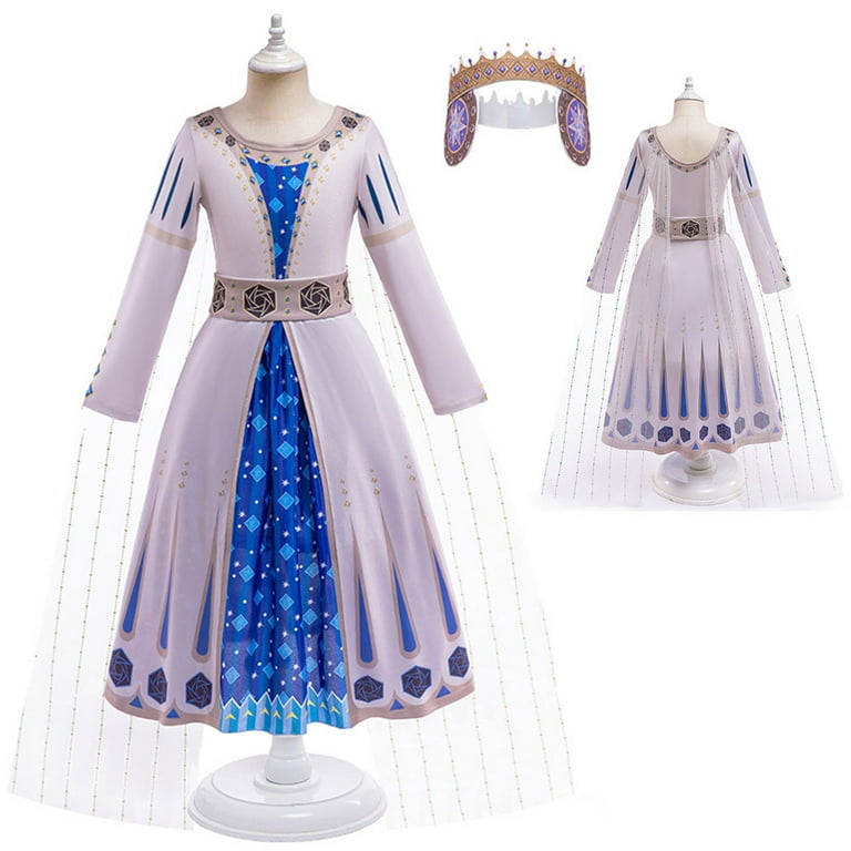 Queen Amaya Costume Dress for Girls Christmas Party Cosplay