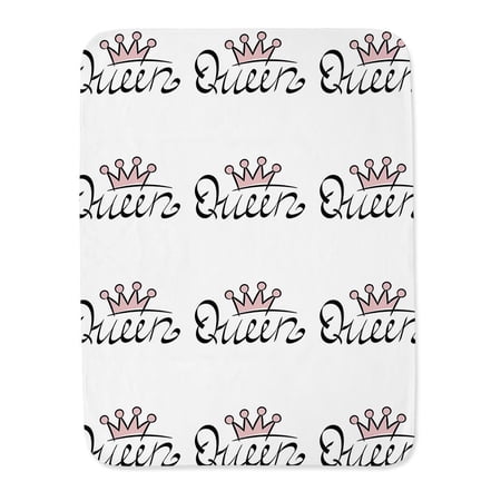 Queen And Crown Pattern Blanket -Image by Shutterstock,