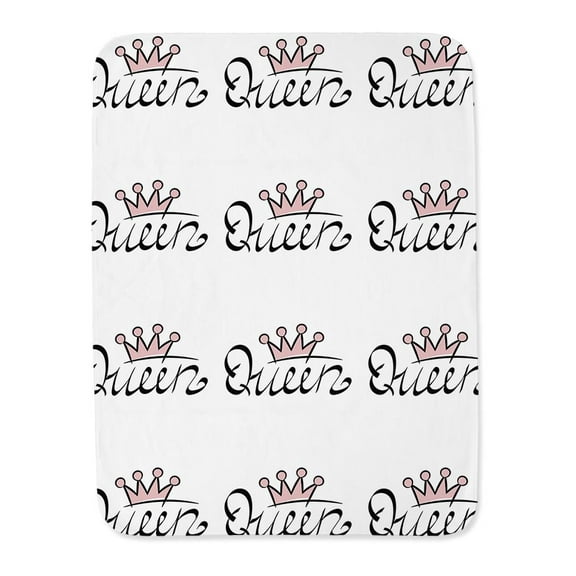 Queen And Crown Pattern Blanket -Image by Shutterstock,