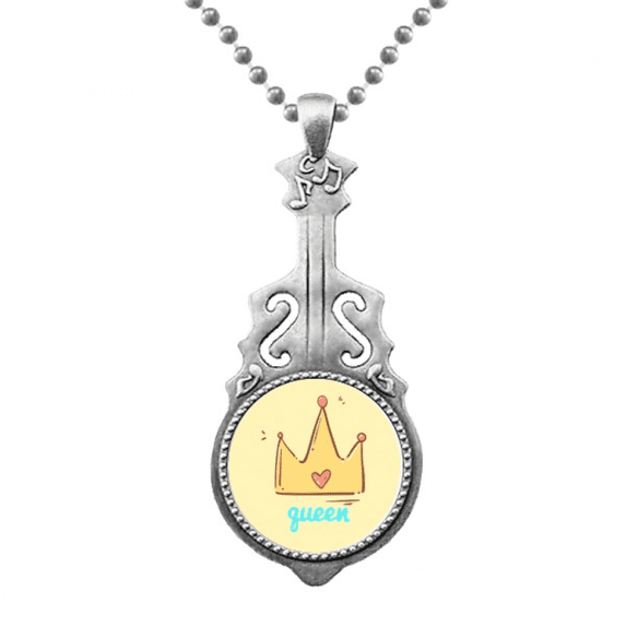 Queen Animation Kawaii Freshness Pendant Jewelry Music Guitar Torque Hangtag
