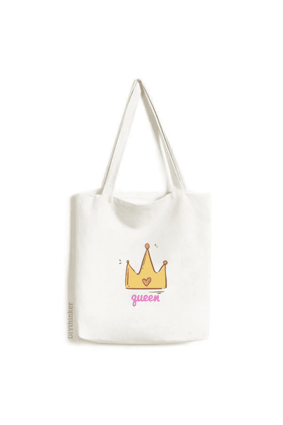 Queen Animation Kawaii Freshness Tote Canvas Bag Shopping Satchel Casual Handbag