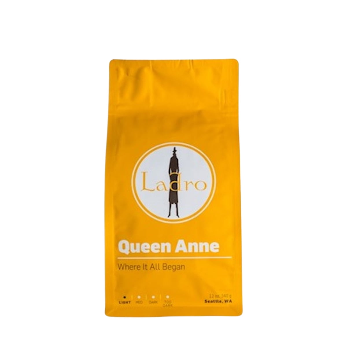 Queen Anne Blend - Roasted by Ladro Roasting - Whole Bean Coffee - 12oz Bag