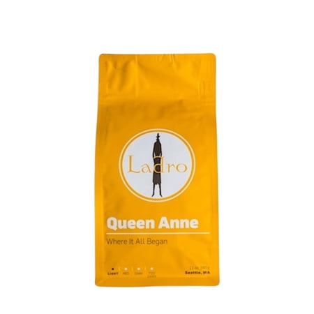 Queen Anne Blend - Roasted by Ladro Roasting - Whole Bean Coffee - 12oz Bag