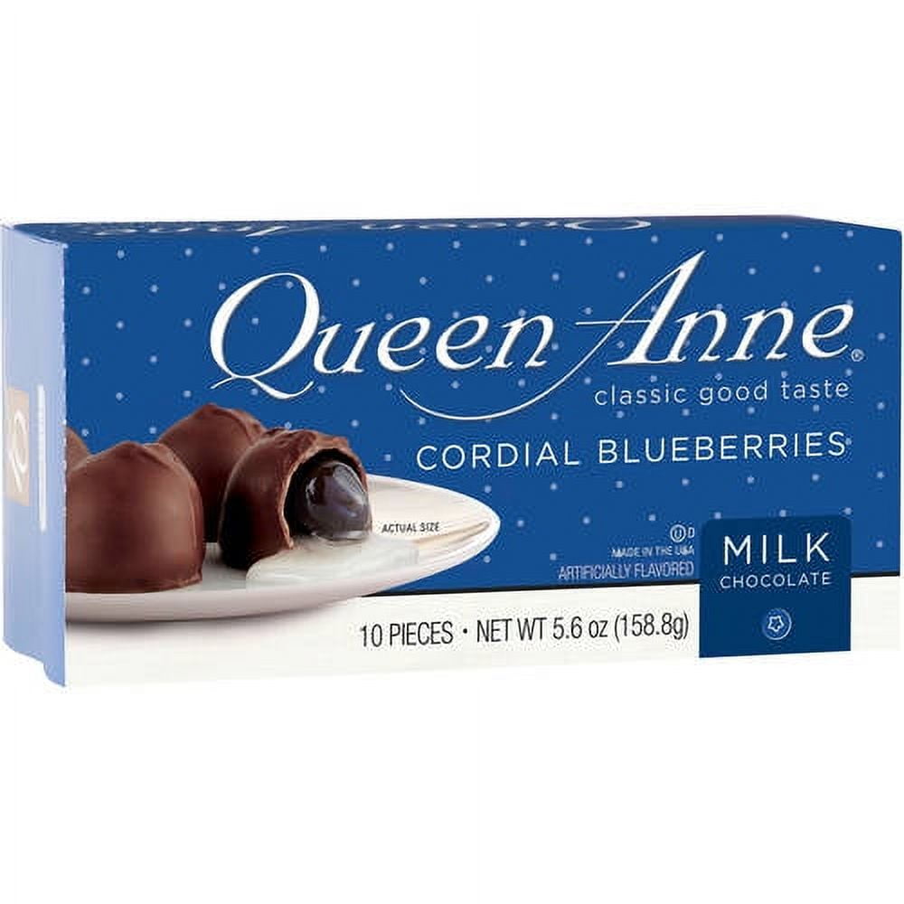 Queen Anne Milk Chocolate Cordial Blueberries, 5.6 oz, 10 Count