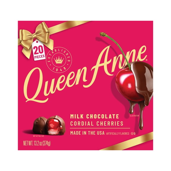 Queen Anne Milk Chocolate Cordials Candy, 13.2 Oz