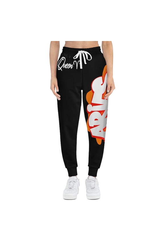 Queen Aries Zodiac Athletic Joggers